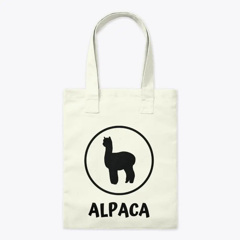 Baby Alpaca Circle Tote Bag