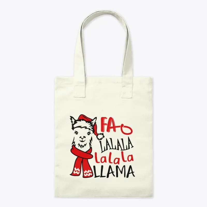 FA LA LA LLAMA Tote Bag