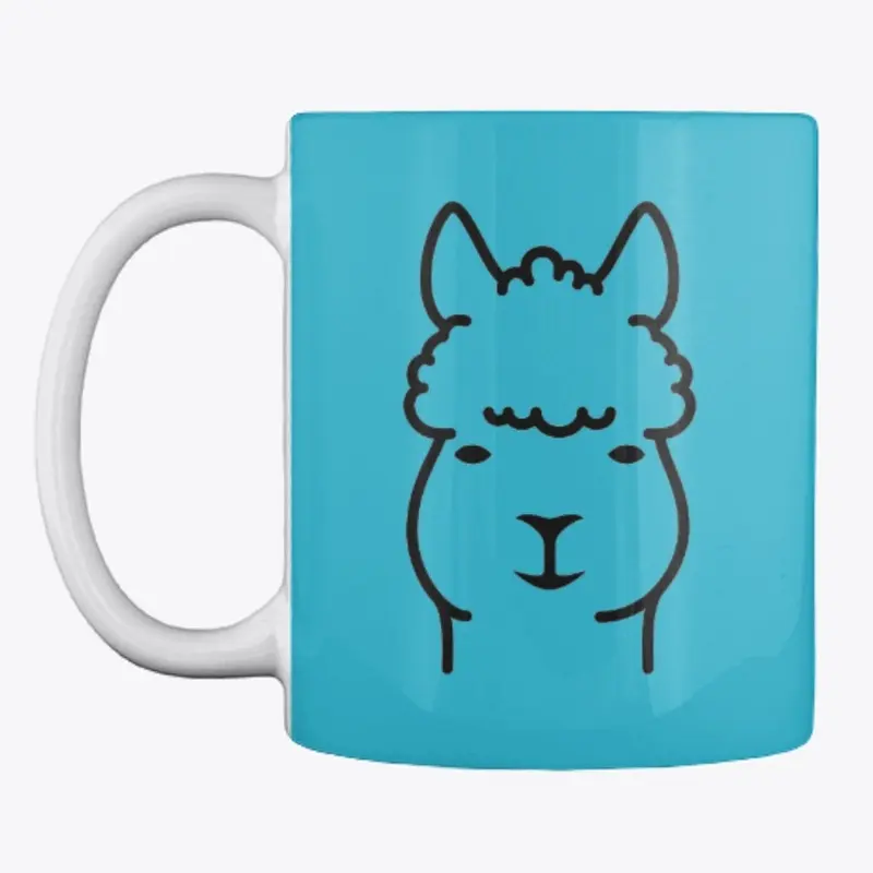 Alpaca Outline Mug