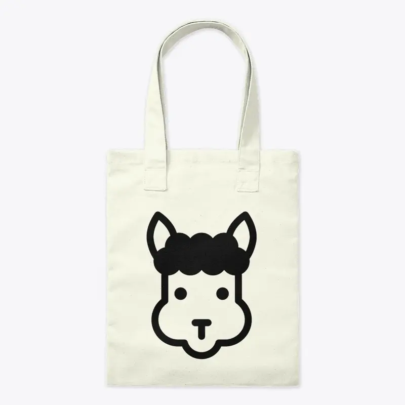 Alpaca Head Tote Bag