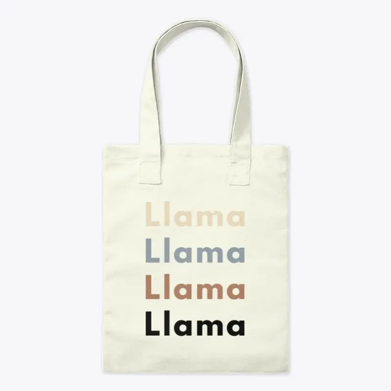 Llama Tote Bag