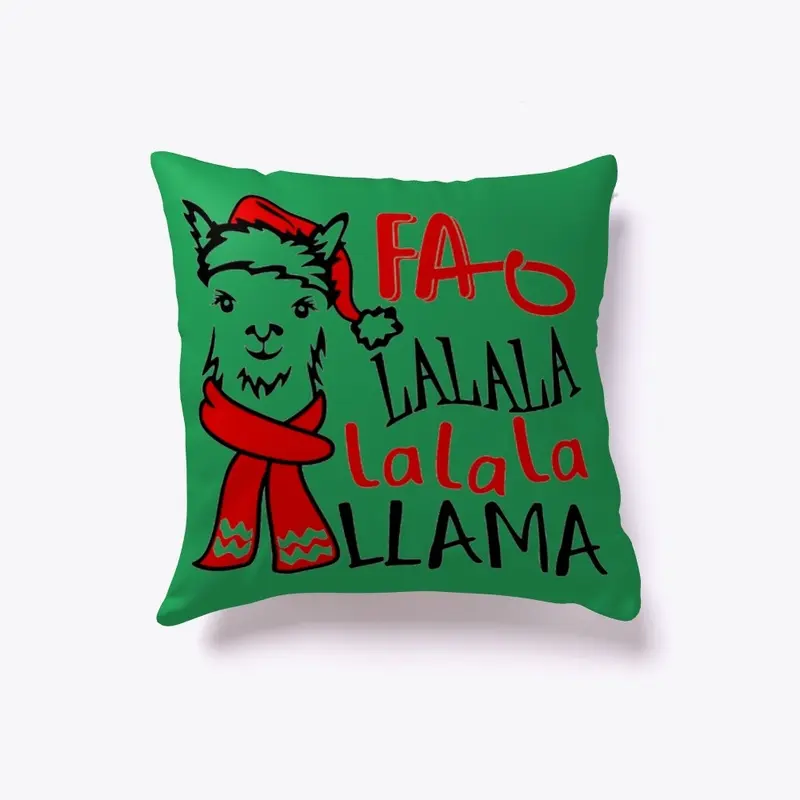 FA LA LA LA LLAMA Pillow