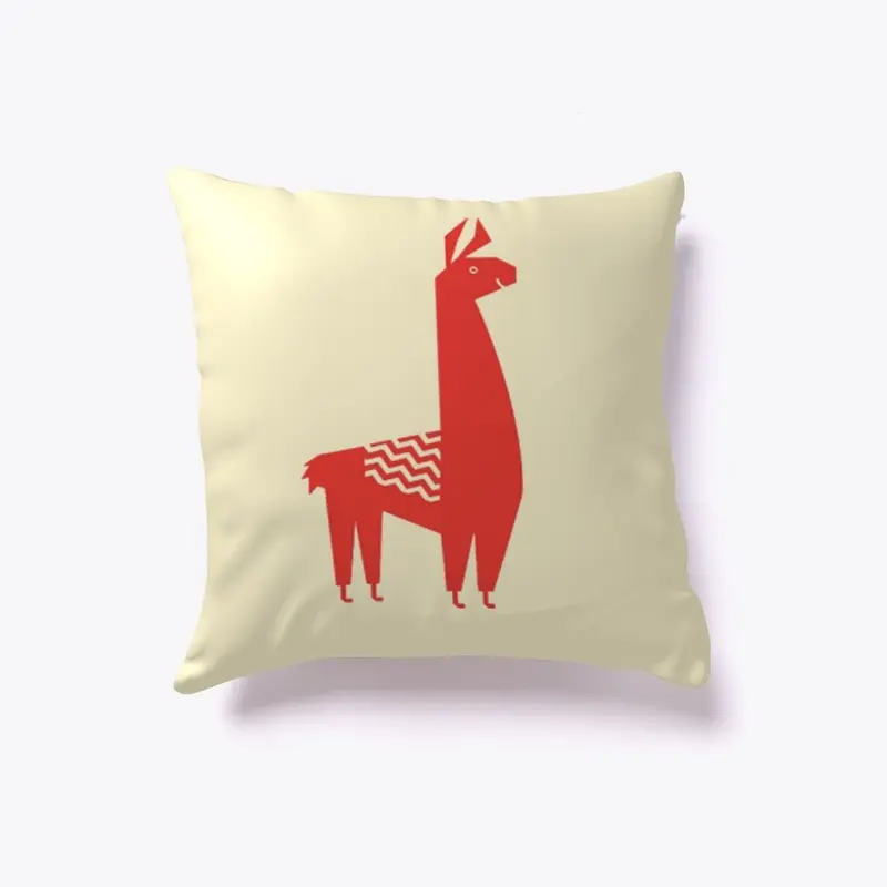 Tall Llama Pillow