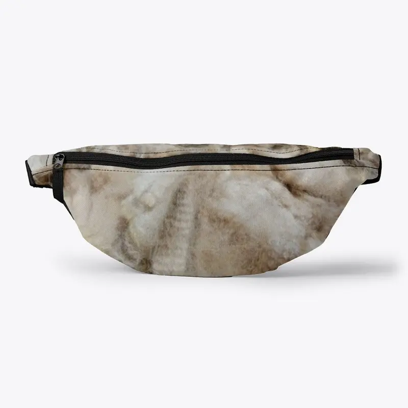 Alpaca Fiber Fanny Pack - White