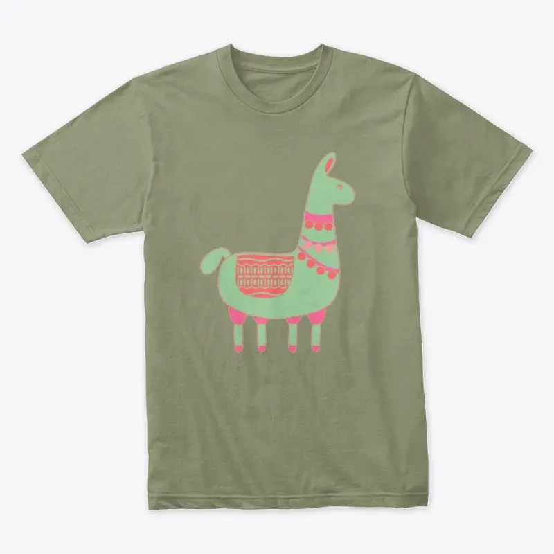 Alpaca with Decoration Shirt