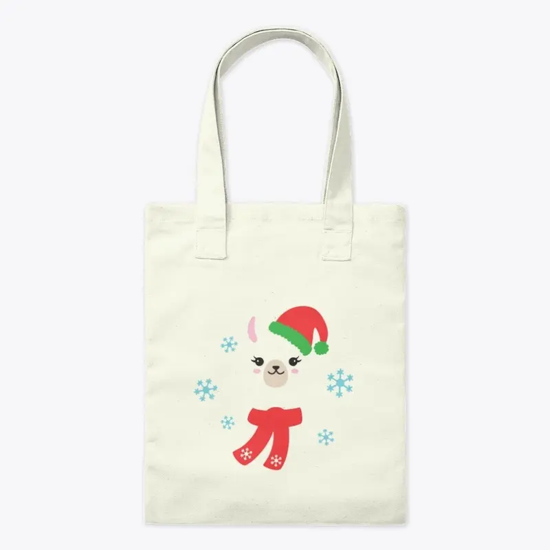 FA LA LA LLAMA Head Tote Bag