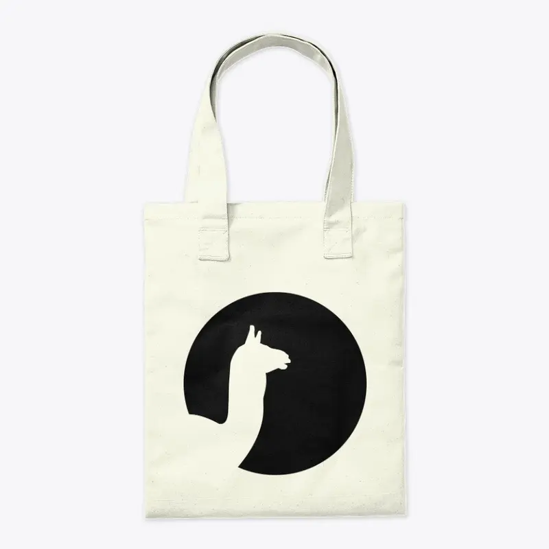 Llama Circle Tote Bag